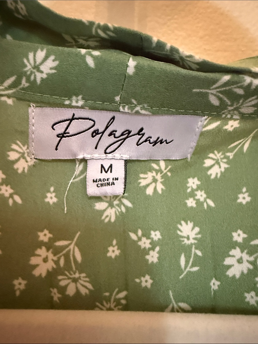 Polagram Sage Green Floral Maxi Dress - Picture 2 of 3